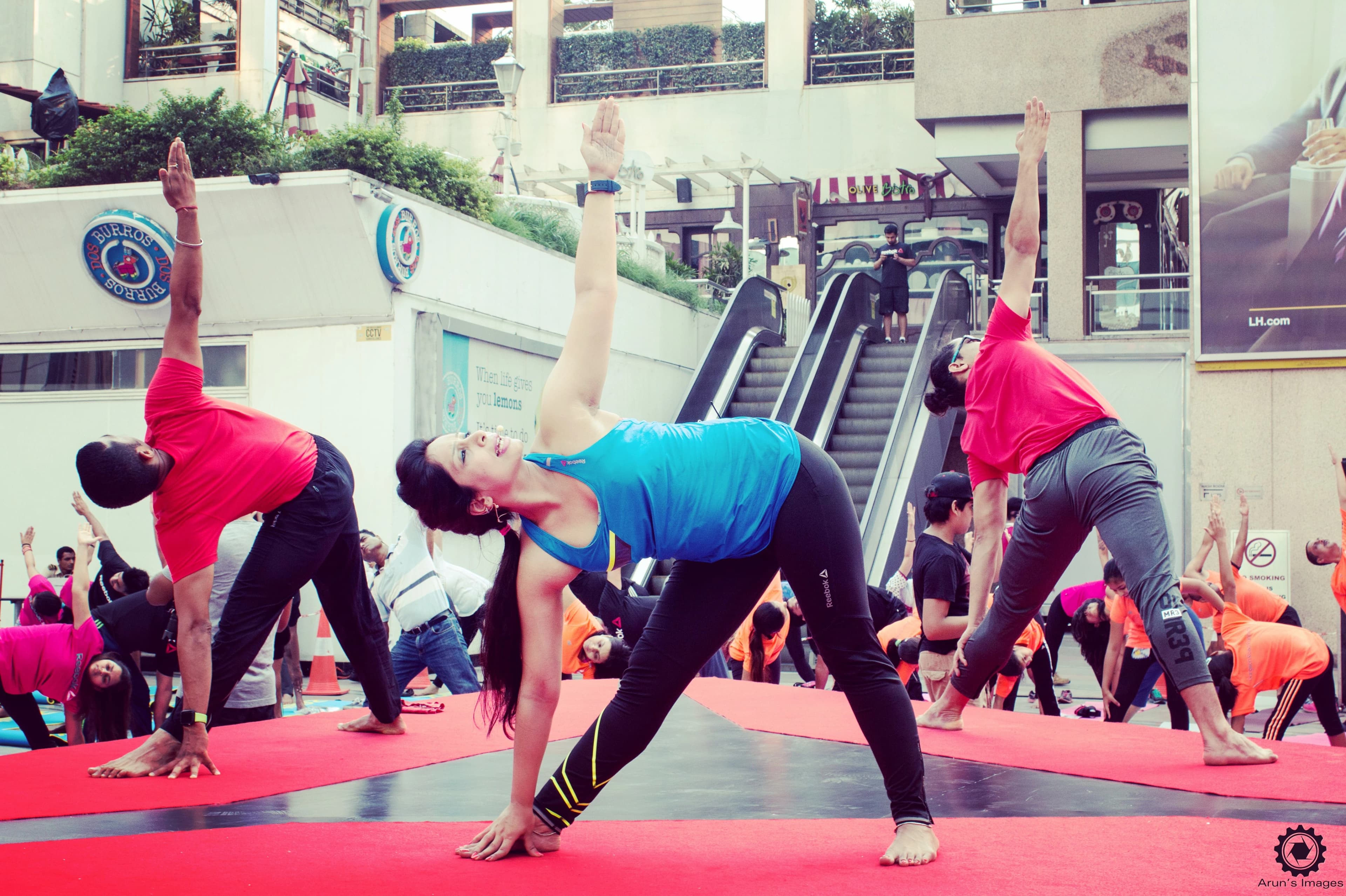 Students in a Wholistic Fitness session