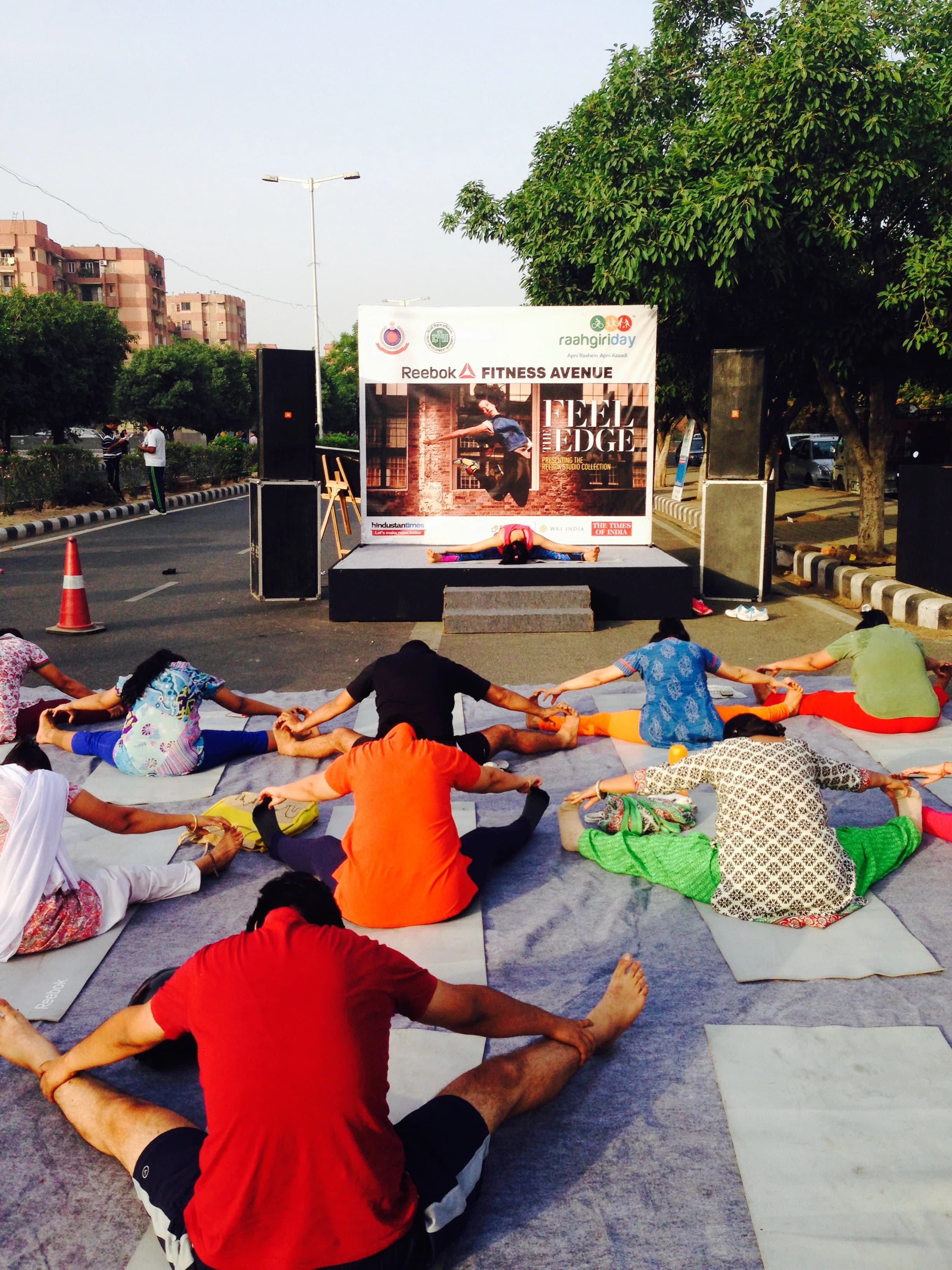 Anubha teaching on the mat
